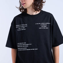 画像をギャラリービューアに読み込む, XT-SLG（ビッグシルエット TEE）BLACK
