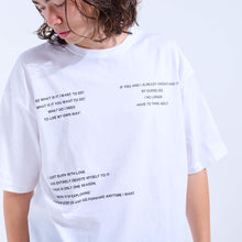 画像をギャラリービューアに読み込む, XT-SLG（ビッグシルエット TEE）WHITE
