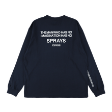 画像をギャラリービューアに読み込む, XLT-SPRAY (DrySilkyCotton® ロングスリーブTシャツ）NAVY
